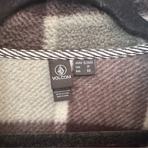 Womens Volcom Fleece Quarter Zip Size S - Picture 3 of 3